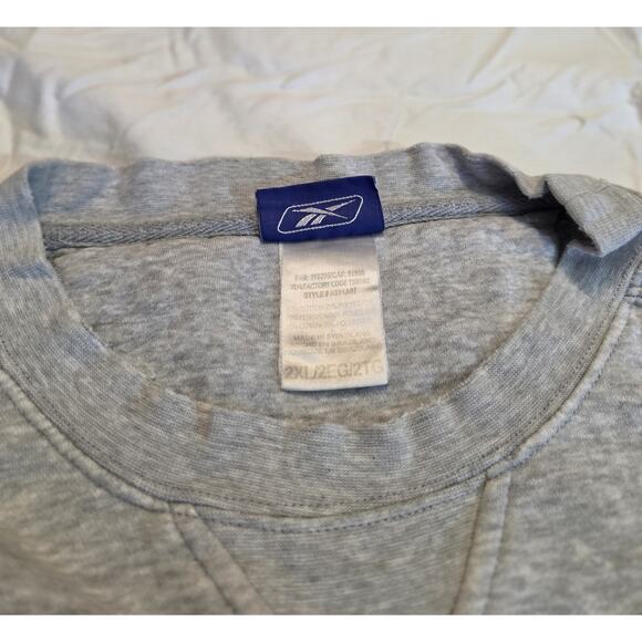 Tampa Bay Buccaneers Reebok Vintage Men’s Grey Size 2XL Crewneck Sweatshirt - Picture 5 of 7